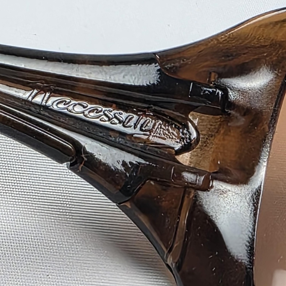 Oakley Necessity Sunglasses Womens 60-18 Brown Tortoise Oversized Wrap Tinted - Picture 10 of 16